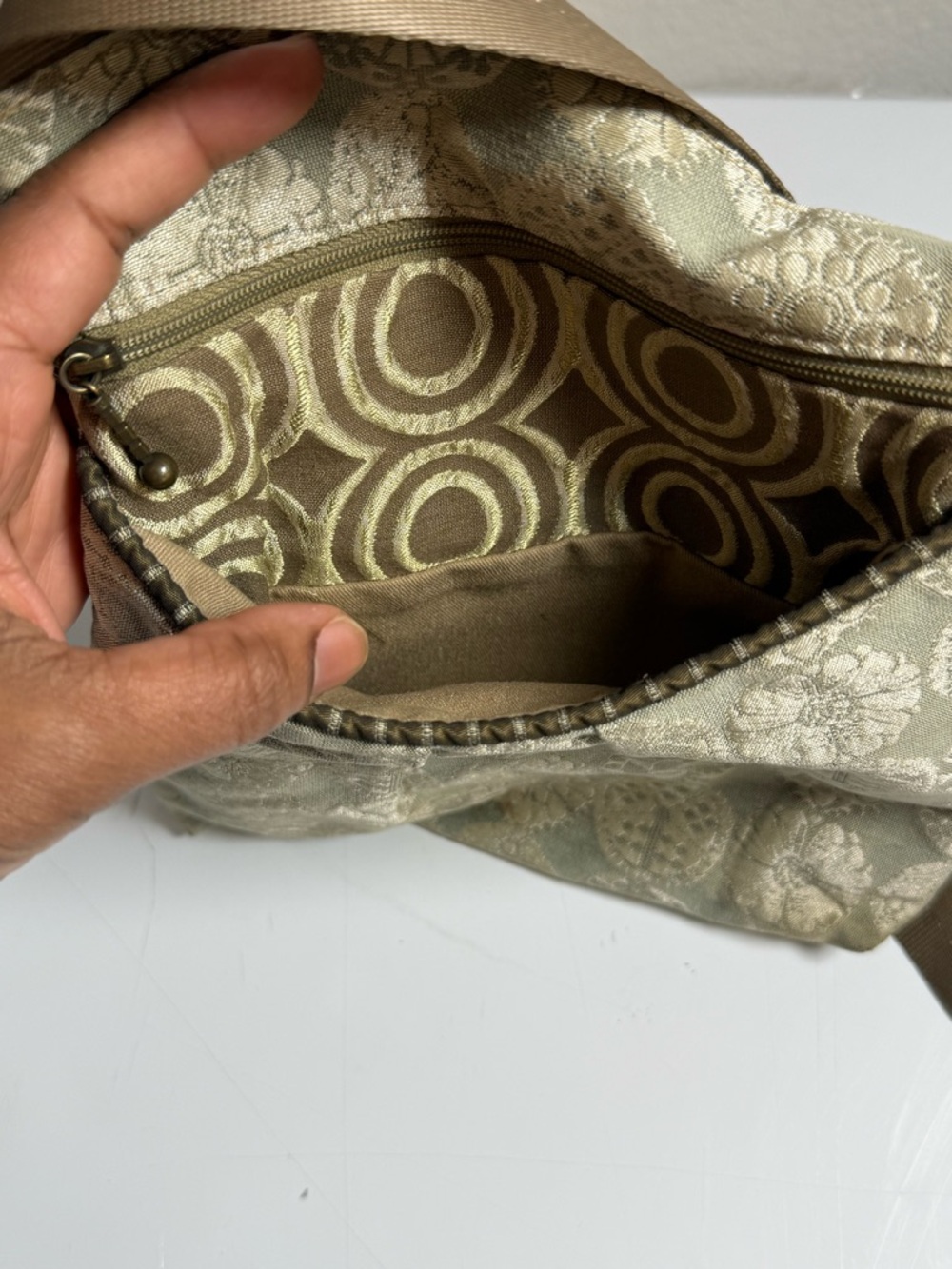 Maruca "Busy Body" Handmade In Boulder Co. Crossbody Handbag Boho Floral - Picture 2 of 10